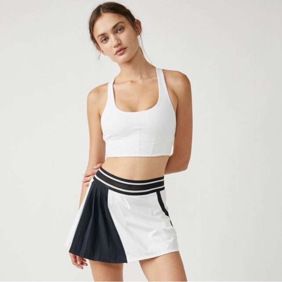 Free People Movement Round Robin Colorblock Skirt - black and white - Picture 6 of 7